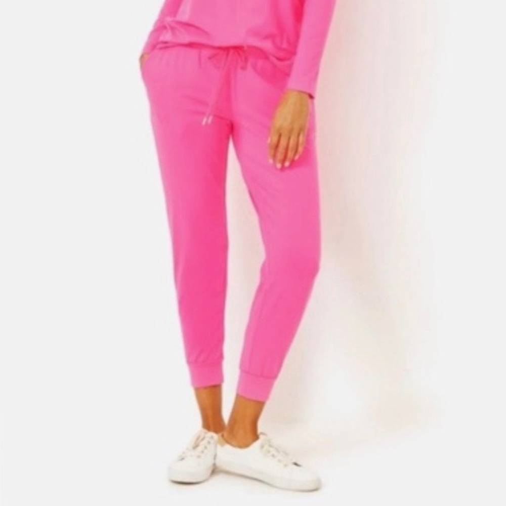 Lilly Pulitzer Lilabeth UPF 50 Pant Roxie Pink - Picture 2 of 3